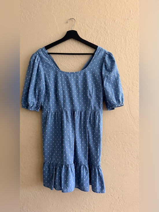 LOFT Dresses & Skirts - LOFT Blue Dot Mini Dress